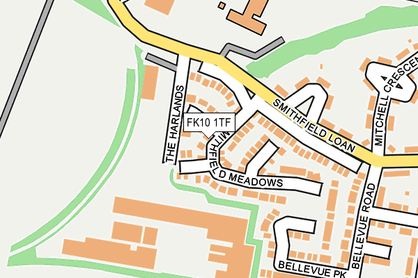 FK10 1TF map - OS OpenMap – Local (Ordnance Survey) FK10 1TF map - OS OpenMap – Local (Ordnance Survey)