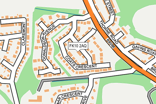 FK10 2AQ map - OS OpenMap – Local (Ordnance Survey) FK10 2AQ map - OS OpenMap – Local (Ordnance Survey)