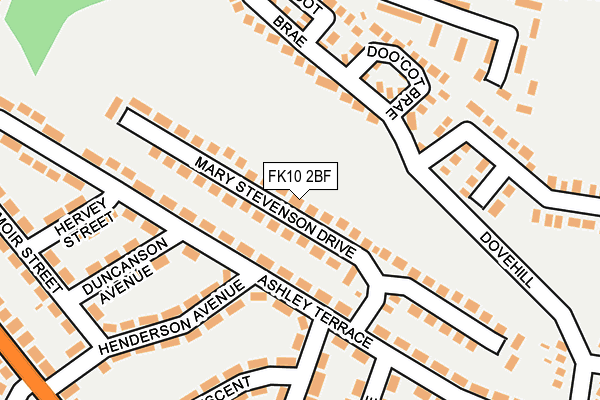 FK10 2BF map - OS OpenMap – Local (Ordnance Survey) FK10 2BF map - OS OpenMap – Local (Ordnance Survey)