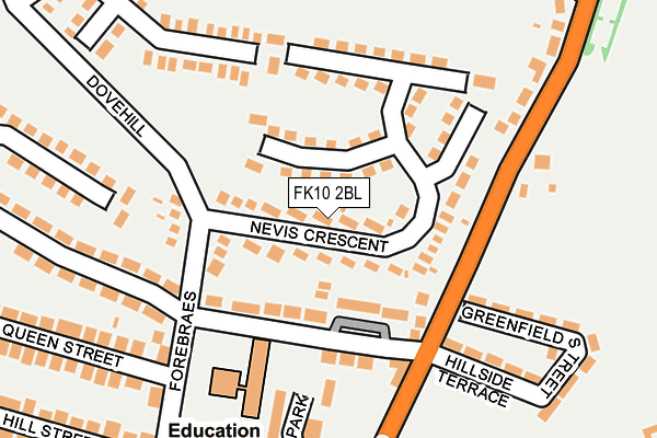 FK10 2BL map - OS OpenMap – Local (Ordnance Survey) FK10 2BL map - OS OpenMap – Local (Ordnance Survey)
