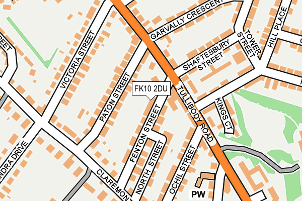 FK10 2DU map - OS OpenMap – Local (Ordnance Survey) FK10 2DU map - OS OpenMap – Local (Ordnance Survey)
