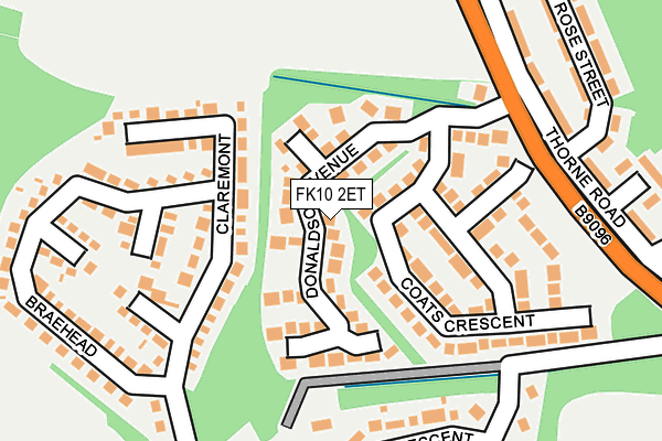 FK10 2ET map - OS OpenMap – Local (Ordnance Survey) FK10 2ET map - OS OpenMap – Local (Ordnance Survey)