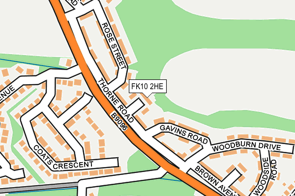 FK10 2HE map - OS OpenMap – Local (Ordnance Survey) FK10 2HE map - OS OpenMap – Local (Ordnance Survey)