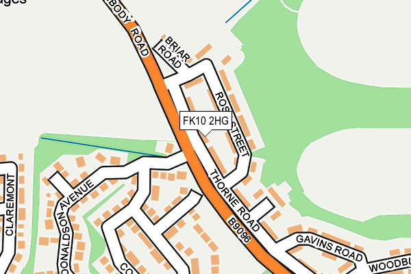 FK10 2HG map - OS OpenMap – Local (Ordnance Survey) FK10 2HG map - OS OpenMap – Local (Ordnance Survey)