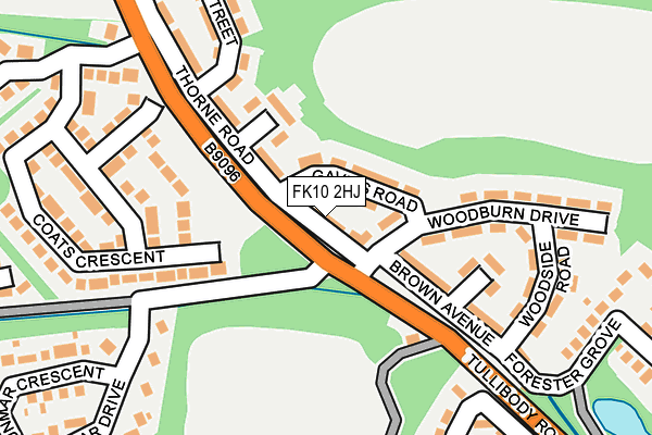 FK10 2HJ map - OS OpenMap – Local (Ordnance Survey) FK10 2HJ map - OS OpenMap – Local (Ordnance Survey)
