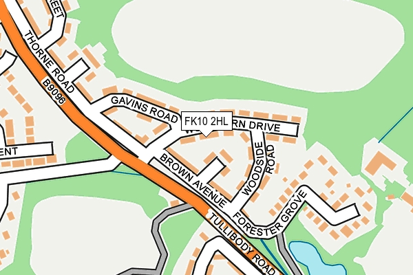 FK10 2HL map - OS OpenMap – Local (Ordnance Survey) FK10 2HL map - OS OpenMap – Local (Ordnance Survey)