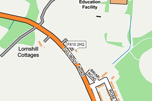 FK10 2HQ map - OS OpenMap – Local (Ordnance Survey) FK10 2HQ map - OS OpenMap – Local (Ordnance Survey)