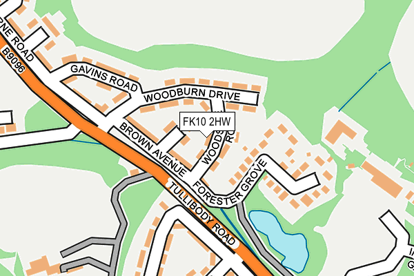 FK10 2HW map - OS OpenMap – Local (Ordnance Survey) FK10 2HW map - OS OpenMap – Local (Ordnance Survey)
