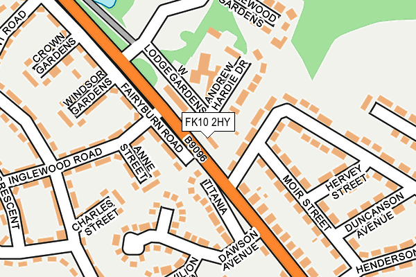 FK10 2HY map - OS OpenMap – Local (Ordnance Survey) FK10 2HY map - OS OpenMap – Local (Ordnance Survey)