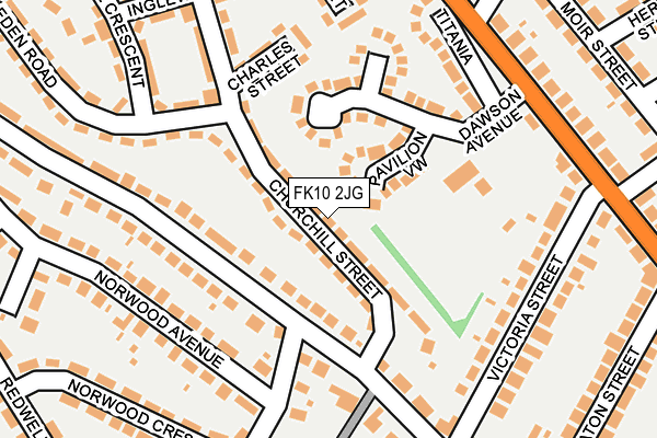 FK10 2JG map - OS OpenMap – Local (Ordnance Survey) FK10 2JG map - OS OpenMap – Local (Ordnance Survey)