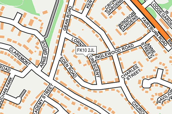 FK10 2JL map - OS OpenMap – Local (Ordnance Survey) FK10 2JL map - OS OpenMap – Local (Ordnance Survey)