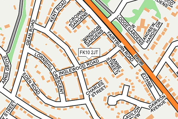 FK10 2JT map - OS OpenMap – Local (Ordnance Survey) FK10 2JT map - OS OpenMap – Local (Ordnance Survey)