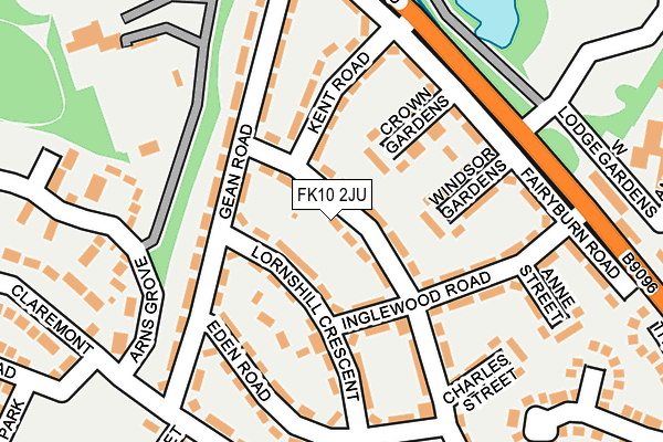 FK10 2JU map - OS OpenMap – Local (Ordnance Survey) FK10 2JU map - OS OpenMap – Local (Ordnance Survey)