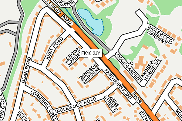 FK10 2JY map - OS OpenMap – Local (Ordnance Survey) FK10 2JY map - OS OpenMap – Local (Ordnance Survey)