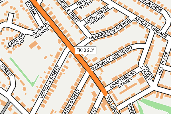 FK10 2LY map - OS OpenMap – Local (Ordnance Survey) FK10 2LY map - OS OpenMap – Local (Ordnance Survey)