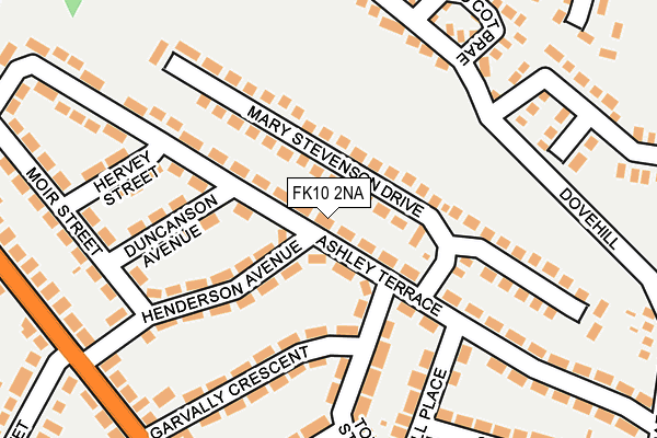 FK10 2NA map - OS OpenMap – Local (Ordnance Survey) FK10 2NA map - OS OpenMap – Local (Ordnance Survey)