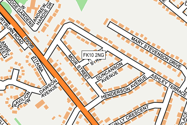 FK10 2NG map - OS OpenMap – Local (Ordnance Survey) FK10 2NG map - OS OpenMap – Local (Ordnance Survey)