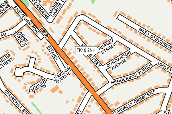 FK10 2NH map - OS OpenMap – Local (Ordnance Survey) FK10 2NH map - OS OpenMap – Local (Ordnance Survey)