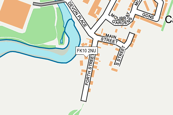FK10 2NU map - OS OpenMap – Local (Ordnance Survey) FK10 2NU map - OS OpenMap – Local (Ordnance Survey)