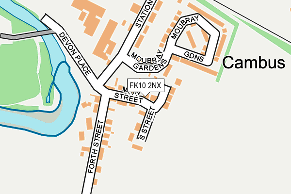 FK10 2NX map - OS OpenMap – Local (Ordnance Survey) FK10 2NX map - OS OpenMap – Local (Ordnance Survey)