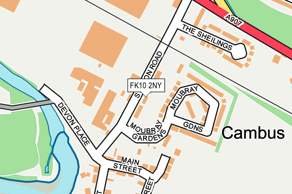 FK10 2NY map - OS OpenMap – Local (Ordnance Survey) FK10 2NY map - OS OpenMap – Local (Ordnance Survey)