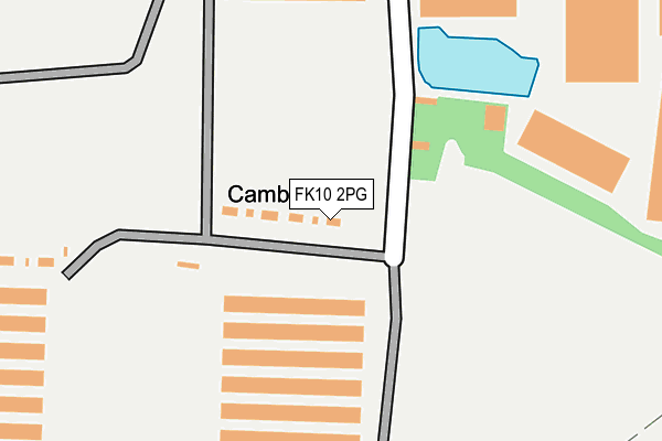 FK10 2PG map - OS OpenMap – Local (Ordnance Survey)