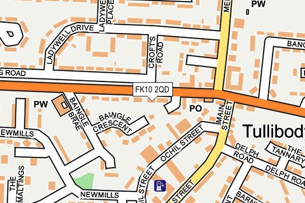 FK10 2QD map - OS OpenMap – Local (Ordnance Survey) FK10 2QD map - OS OpenMap – Local (Ordnance Survey)