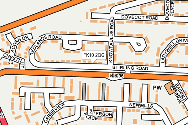 FK10 2QG map - OS OpenMap – Local (Ordnance Survey) FK10 2QG map - OS OpenMap – Local (Ordnance Survey)