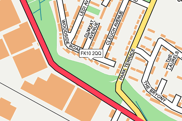 FK10 2QQ map - OS OpenMap – Local (Ordnance Survey) FK10 2QQ map - OS OpenMap – Local (Ordnance Survey)
