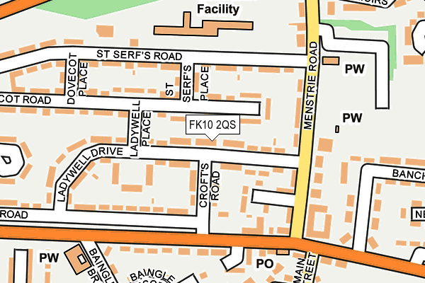 FK10 2QS map - OS OpenMap – Local (Ordnance Survey) FK10 2QS map - OS OpenMap – Local (Ordnance Survey)