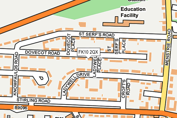 FK10 2QX map - OS OpenMap – Local (Ordnance Survey) FK10 2QX map - OS OpenMap – Local (Ordnance Survey)
