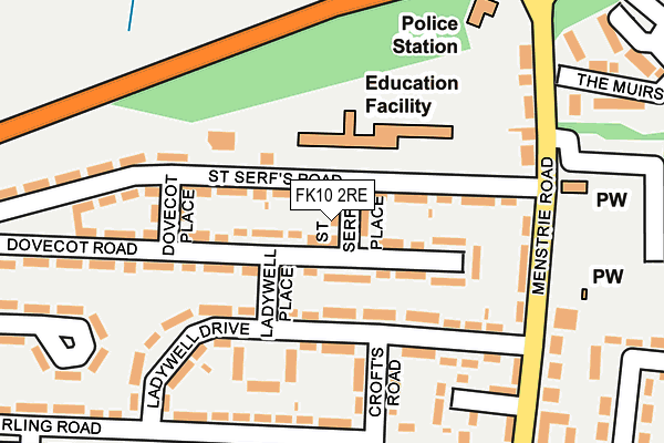 FK10 2RE map - OS OpenMap – Local (Ordnance Survey) FK10 2RE map - OS OpenMap – Local (Ordnance Survey)