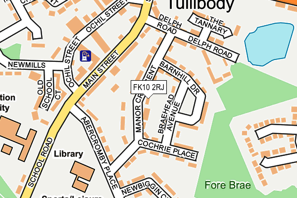 FK10 2RJ map - OS OpenMap – Local (Ordnance Survey) FK10 2RJ map - OS OpenMap – Local (Ordnance Survey)