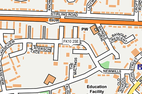 FK10 2SE map - OS OpenMap – Local (Ordnance Survey) FK10 2SE map - OS OpenMap – Local (Ordnance Survey)