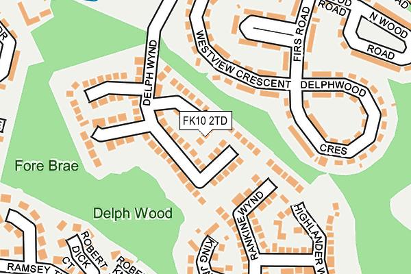 FK10 2TD map - OS OpenMap – Local (Ordnance Survey) FK10 2TD map - OS OpenMap – Local (Ordnance Survey)