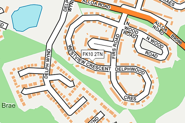 FK10 2TN map - OS OpenMap – Local (Ordnance Survey) FK10 2TN map - OS OpenMap – Local (Ordnance Survey)