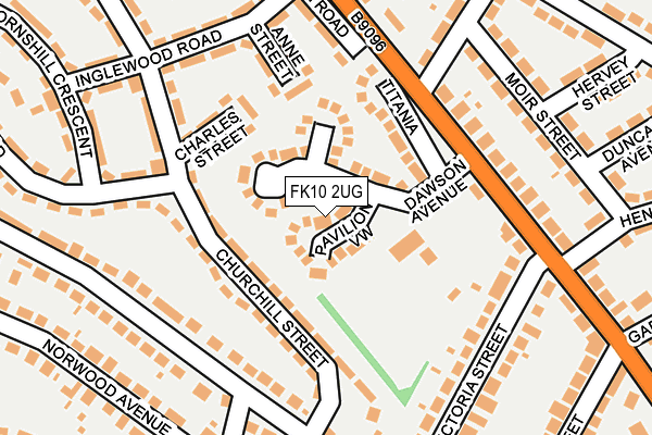 FK10 2UG map - OS OpenMap – Local (Ordnance Survey) FK10 2UG map - OS OpenMap – Local (Ordnance Survey)