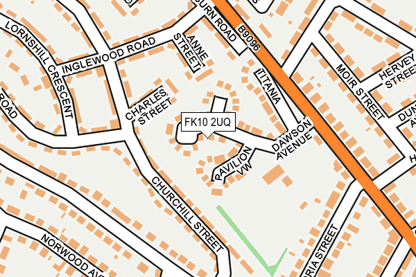 FK10 2UQ map - OS OpenMap – Local (Ordnance Survey) FK10 2UQ map - OS OpenMap – Local (Ordnance Survey)