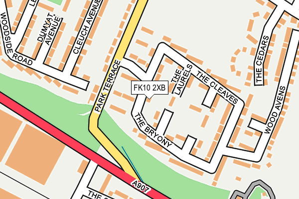 FK10 2XB map - OS OpenMap – Local (Ordnance Survey) FK10 2XB map - OS OpenMap – Local (Ordnance Survey)