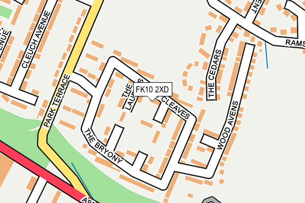 FK10 2XD map - OS OpenMap – Local (Ordnance Survey) FK10 2XD map - OS OpenMap – Local (Ordnance Survey)