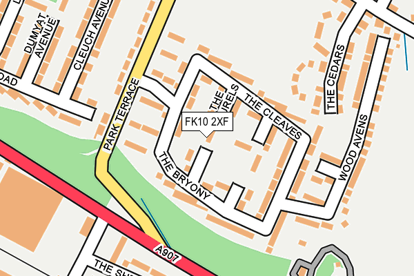 FK10 2XF map - OS OpenMap – Local (Ordnance Survey) FK10 2XF map - OS OpenMap – Local (Ordnance Survey)