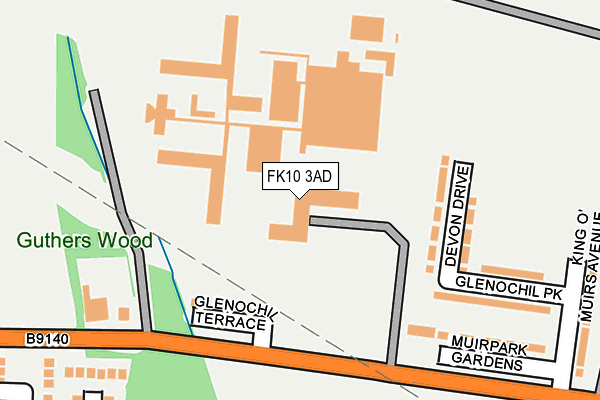 FK10 3AD map - OS OpenMap – Local (Ordnance Survey) FK10 3AD map - OS OpenMap – Local (Ordnance Survey)