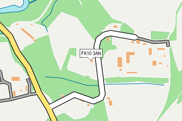 FK10 3AN map - OS OpenMap – Local (Ordnance Survey) FK10 3AN map - OS OpenMap – Local (Ordnance Survey)