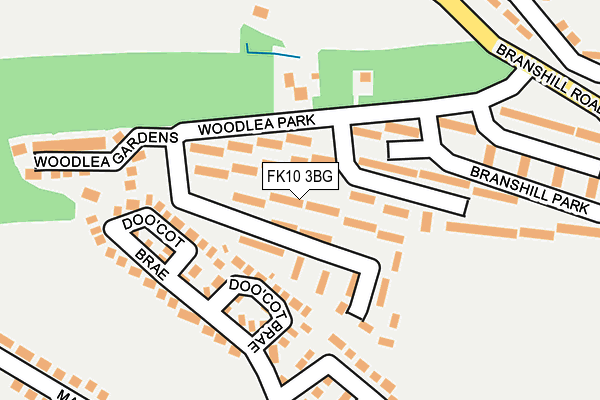 FK10 3BG map - OS OpenMap – Local (Ordnance Survey) FK10 3BG map - OS OpenMap – Local (Ordnance Survey)