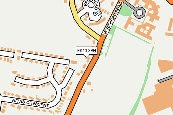 FK10 3BH map - OS OpenMap – Local (Ordnance Survey) FK10 3BH map - OS OpenMap – Local (Ordnance Survey)