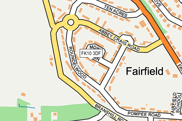 FK10 3DF map - OS OpenMap – Local (Ordnance Survey) FK10 3DF map - OS OpenMap – Local (Ordnance Survey)