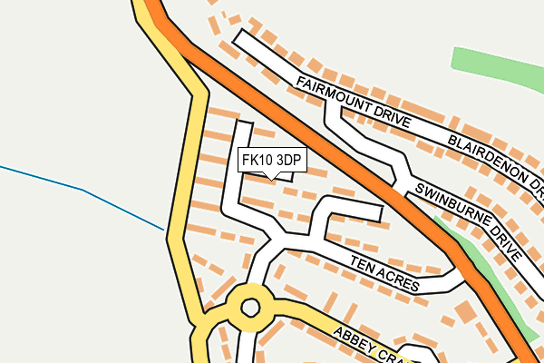 FK10 3DP map - OS OpenMap – Local (Ordnance Survey) FK10 3DP map - OS OpenMap – Local (Ordnance Survey)