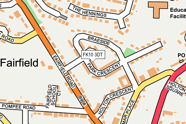 FK10 3DT map - OS OpenMap – Local (Ordnance Survey) FK10 3DT map - OS OpenMap – Local (Ordnance Survey)