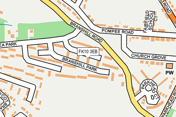 FK10 3EB map - OS OpenMap – Local (Ordnance Survey) FK10 3EB map - OS OpenMap – Local (Ordnance Survey)