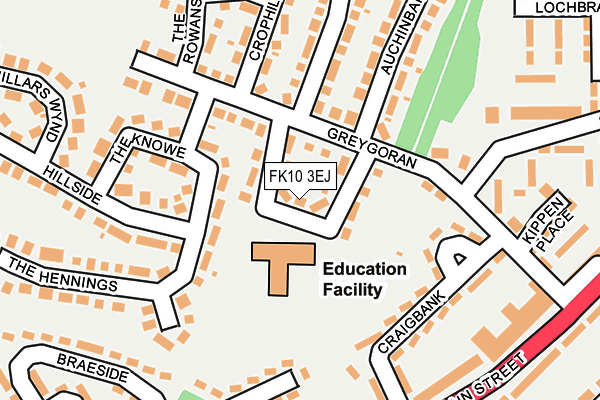 FK10 3EJ map - OS OpenMap – Local (Ordnance Survey) FK10 3EJ map - OS OpenMap – Local (Ordnance Survey)